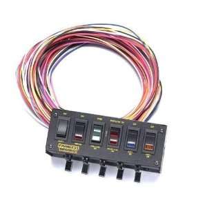  Painless 50305 6 Switch Rocker Circuit Breaker Panel Automotive