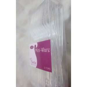 Mini Ware Clear Forks   50 Count
