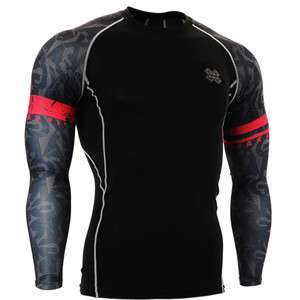mens compression clothing skins tights top gear longsleeve cycling 