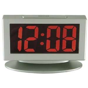    Geneva Clock Company Alarm Clock With Red LED