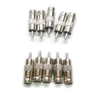   : 10 BNC Female TO RCA Male Plug COAX Adapter Connector: Electronics