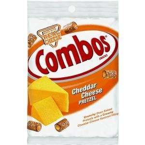 Combos Cheddar Cheese Pretzel Snacks 7 oz  Grocery 