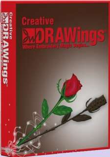 Creative Drawings Embroidery Digitizing Software New  