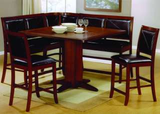 Dining Room Set Counter Height Table Corner Seating NEW  