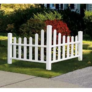  Corner Picket Fence