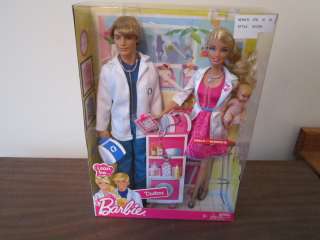   Exclusive I CAN BE Doctors Ken & Barbie New in Box Doctor Set  