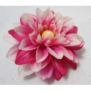 NEW Pink Dahlia Real Touch Flower Hair Clip and Pin 