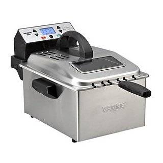Waring DF280 Professional Deep Fryer, Brushed Stainless