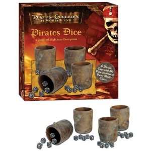   Caribbean Pirates Dice A Game of High Seas Deception Toys & Games