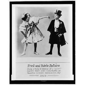  Fred,Adele Astaire,song,dance,Hamilton School,NJ,c1945 