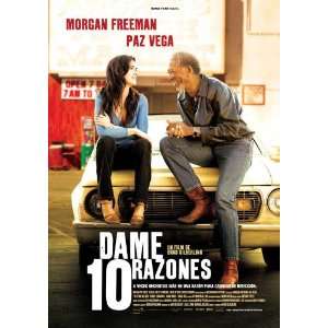   Movie Spanish B 11x17 Morgan Freeman Paz Vega Jonah Hill Anne Dudek