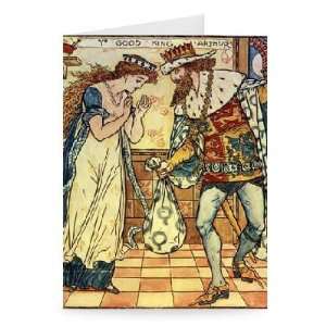 Ye Good King Arthur (cartoon) by English   Greeting Card (Pack of 