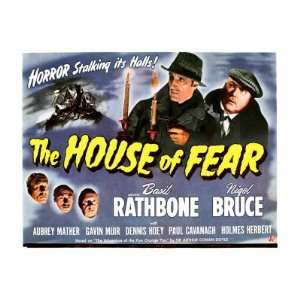 The House of Fear, Basil Rathbone, Nigel Bruce, Aubrey Mather, Dennis 