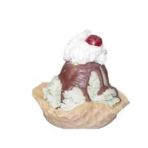    Waffle Cup Sundae Chocolate Chip Mint Candle