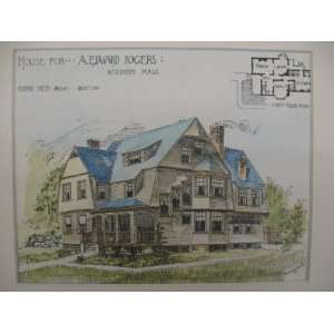  House for A. Edward Rogers, Roxbury, MA 