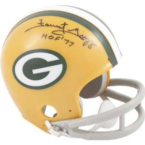Forrest Gregg Green Bay Packers Autographed Mini Helmet with HOF 77 