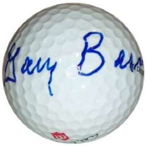 Gary Barnett Autographed Golf Ball