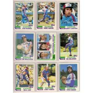  Expos 1982 Topps Baseball Team Set (Terry Francona Rookie) (Gary 