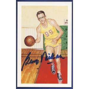 1992 Center Court George Mikan Signed HOF Postcard  Sports 