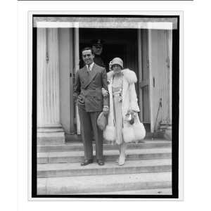   Historic Print (L) Mr. & Mrs. Harold Lloyd, 5/16/25