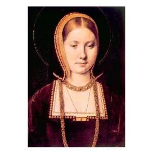 Queen Katherine of Aragon, First Wife of King Henry Viii. Painting by 