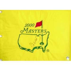  Ian Woosnam Autographed 2000 Masters Golf Pin Flag Sports 