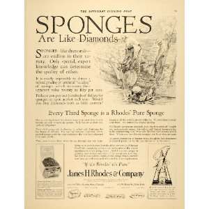  1918 Ad Sponge James Rhodes Colossus Diamond Steel Wool 