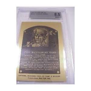  John Ward Cooperstown Hall Of Fame Issued Metal Card 