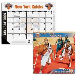  Knicks John F Turner NBA Wall Desk Calendar Sports 