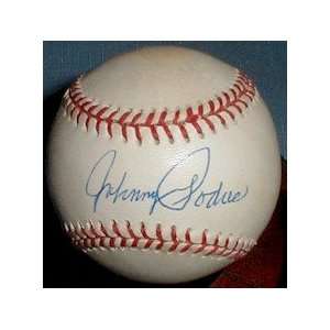 Johnny Podres Autographed Baseball:  Sports & Outdoors