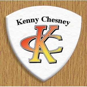 Kenny Chesney 5 X Bass Guitar Picks Both Sides Printed