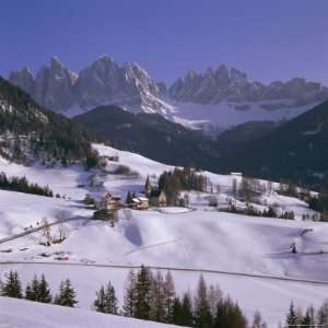  Val De Funes, St. Magdalena and Geisler Mountains, South 