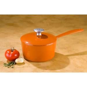  Mario Batali 2 qt. Sauce Pan   Persimmon: Kitchen & Dining