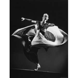  Choreographer Martha Graham Performing Some of Her Own 