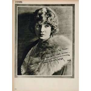  ORIG 1923 Print Mary Miles Minter Silent Film Hollywood 
