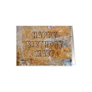 Matt Stone Age Happy Birthday Card