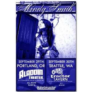  Mindy Smith Poster   Concert Flyer   Stupid Love Tour 