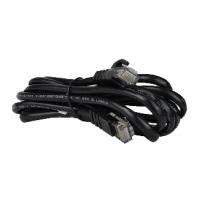 5ft CAT5e Network Ethernet Patch Cable Black Gold Plate  
