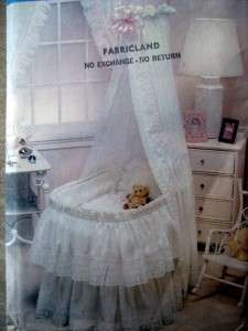 SEWING PATTERN Baby Bassinet Skirt~Cover~Comforter~Pillow~Mattress 