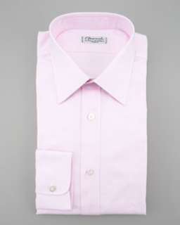 N1N2L Charvet Textured Dress Shirt, Light Pink