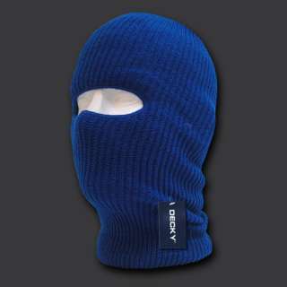 ROYAL BLUE 1 One Hole TACTICAL Face MASK Balaclava Beanie Knitted Knit 