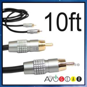 NEW 10 ft Digital Coaxial Subwoofer Audio Cable S/PDIF  