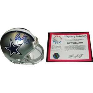 Roy Williams Dallas Cowboys Autographed Riddell Mini Helmet