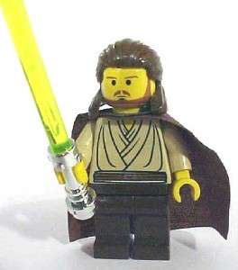 Lego Star Wars QUI GON JINN Mini Figs with Lightsaber and Cape  