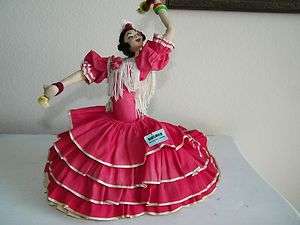 Vintage Roldan Barcelona Flamenco Dancer Doll 4308  