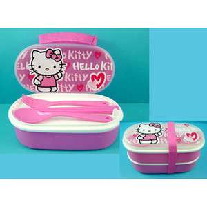 Hello Kitty Food Storage Container Lunch Box Case NEW  