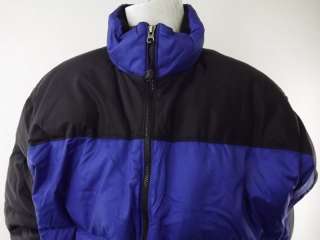 mens jacket down insulated coat Foot Locker blue black XL  