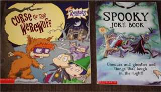 Fall Halloween Childrens Book Lot Thanksgiving, Rugrats Werewolf 