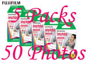 FujiFilm Fuji Instax Mini Film,50 Instant Photos 7s  