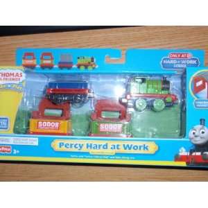  Thomas take along Percy Hard at Work 4 pack Toys & Games